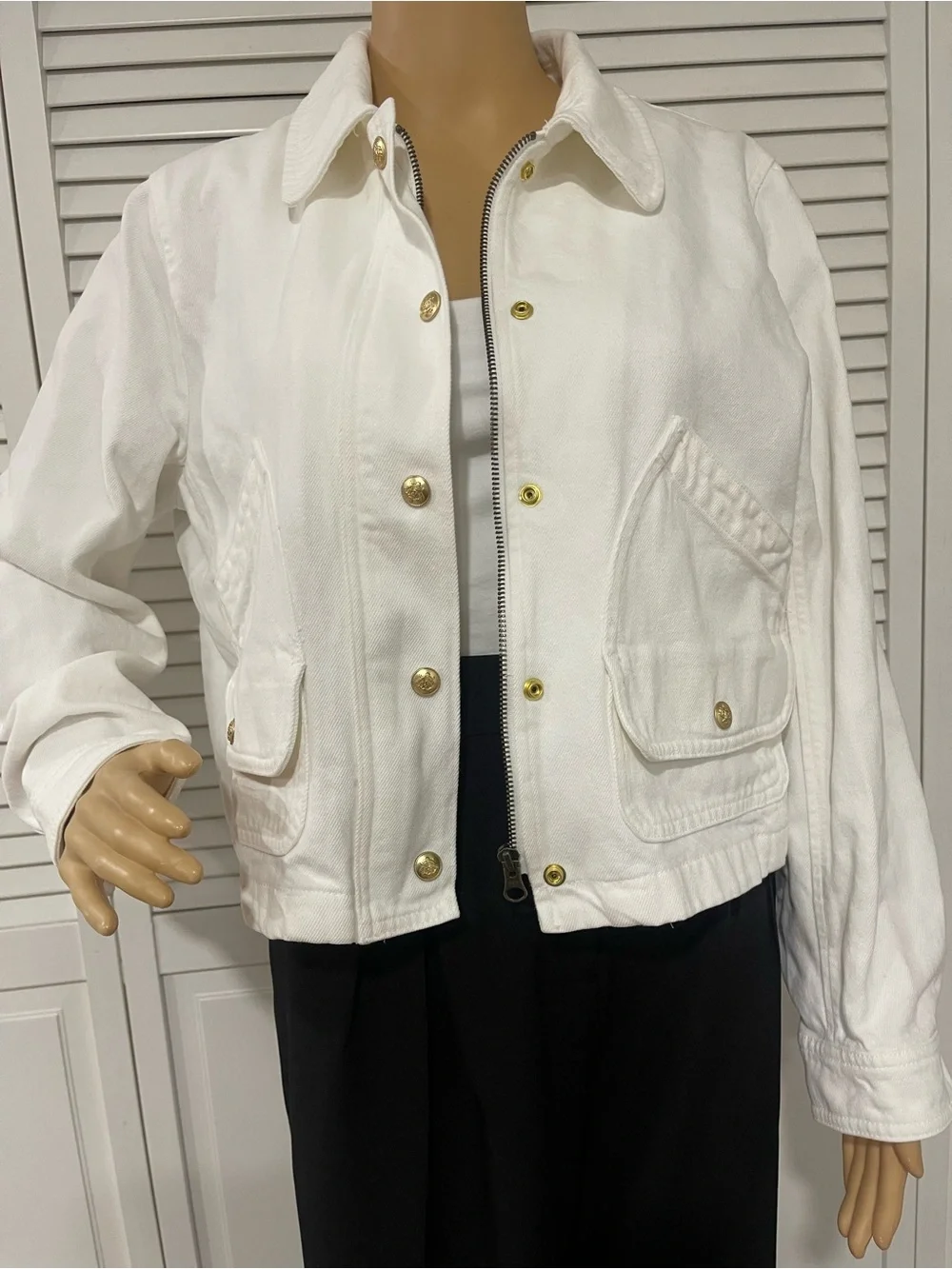 J. Crew structured white